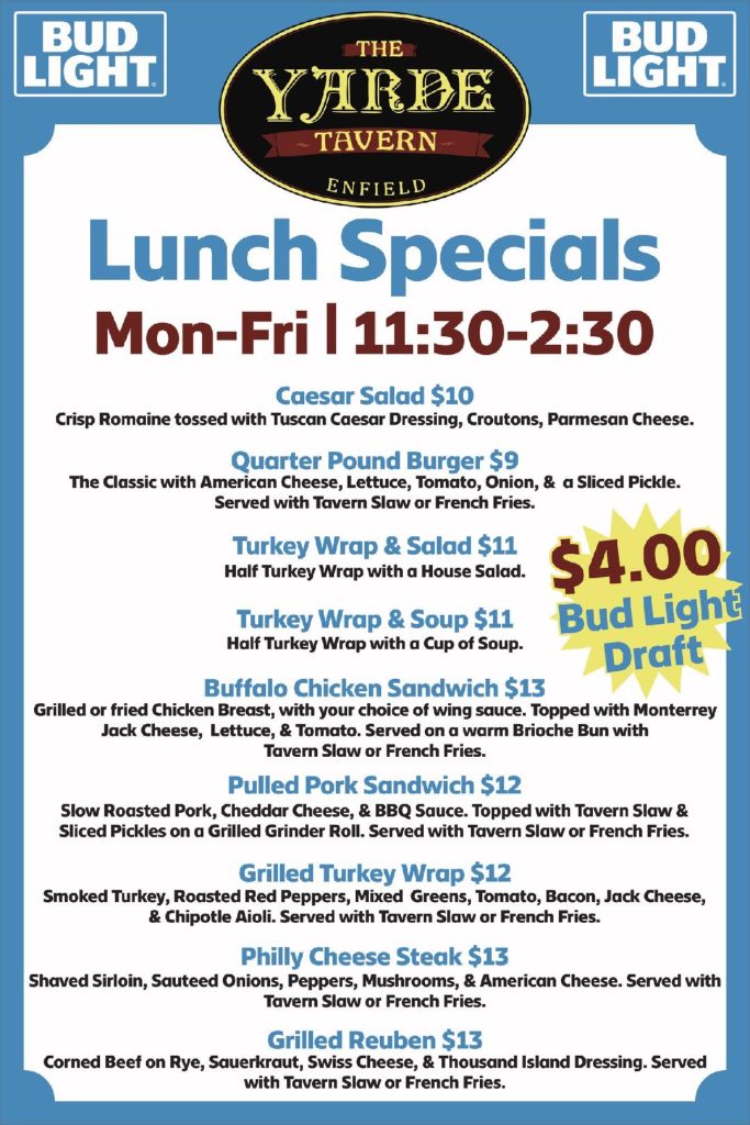 Lunch Specials
